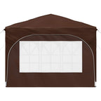 Tenda per feste a pop-up 290 x 290 x 245 cm Marrone
