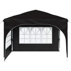 Tenda per feste a pop-up 290 x 290 x 245 cm Nero