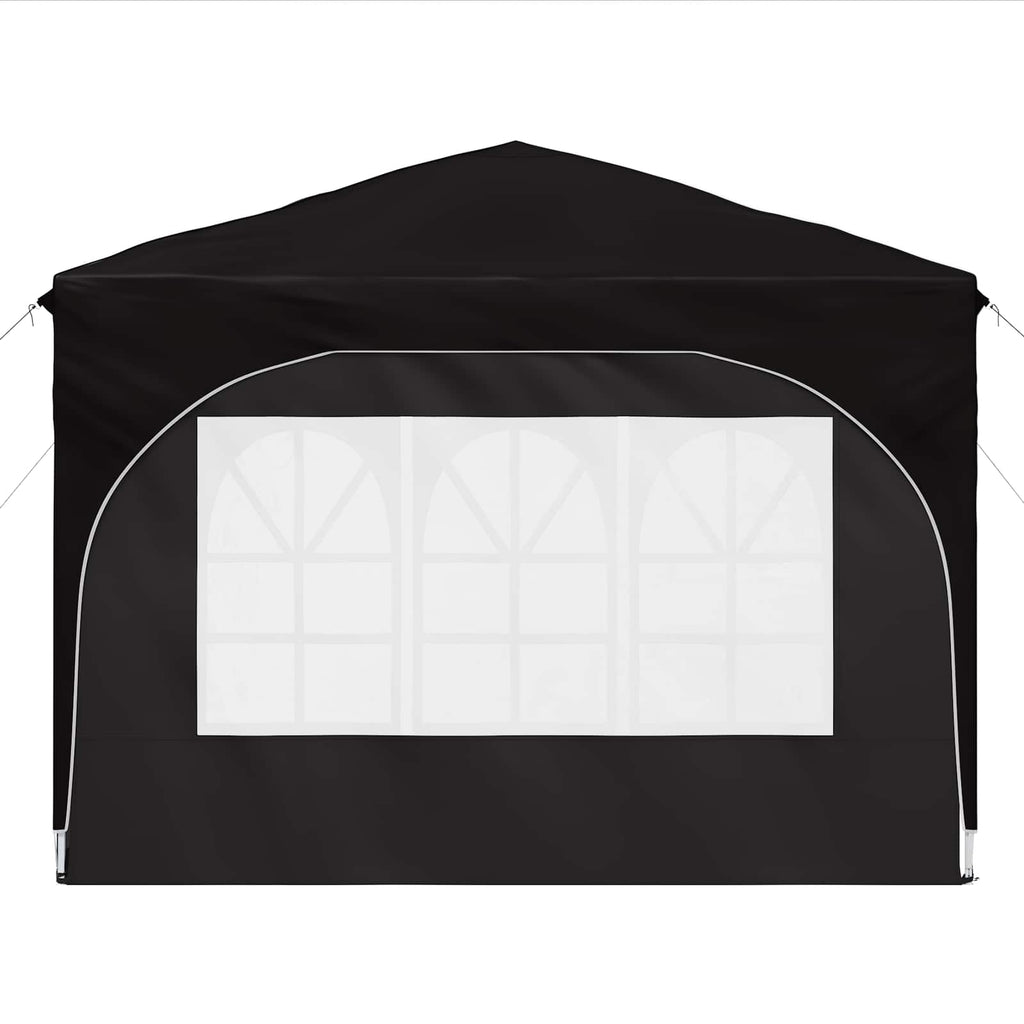 Tenda per feste a pop-up 290 x 290 x 245 cm Nero
