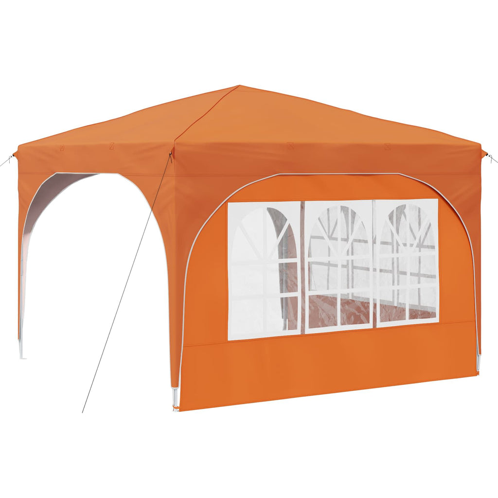Tenda per feste a pop-up 290 x 290 x 245 cm Arancione