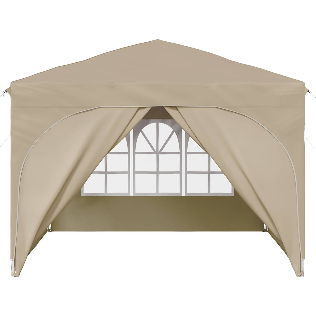 Tenda per feste a pop-up 290 x 290 x 245 cm Crema