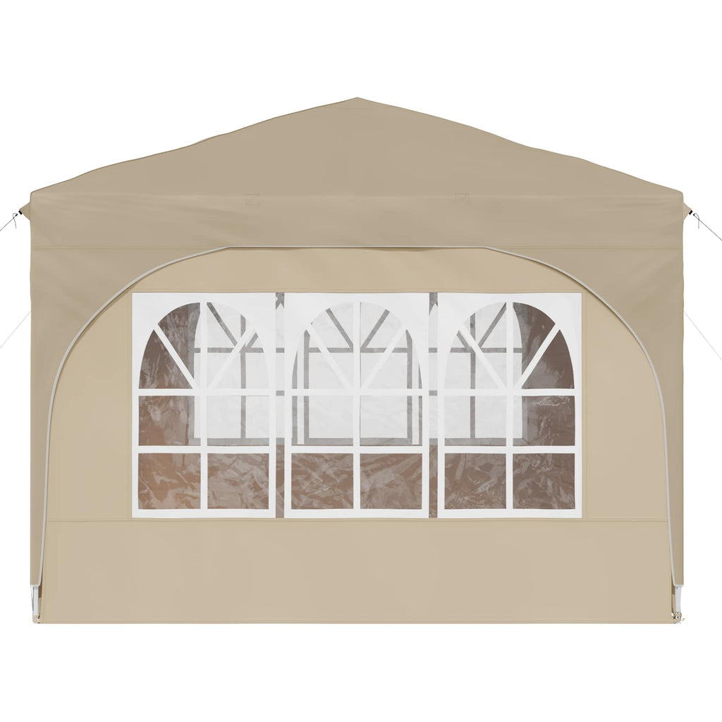 Tenda per feste a pop-up 290 x 290 x 245 cm Crema