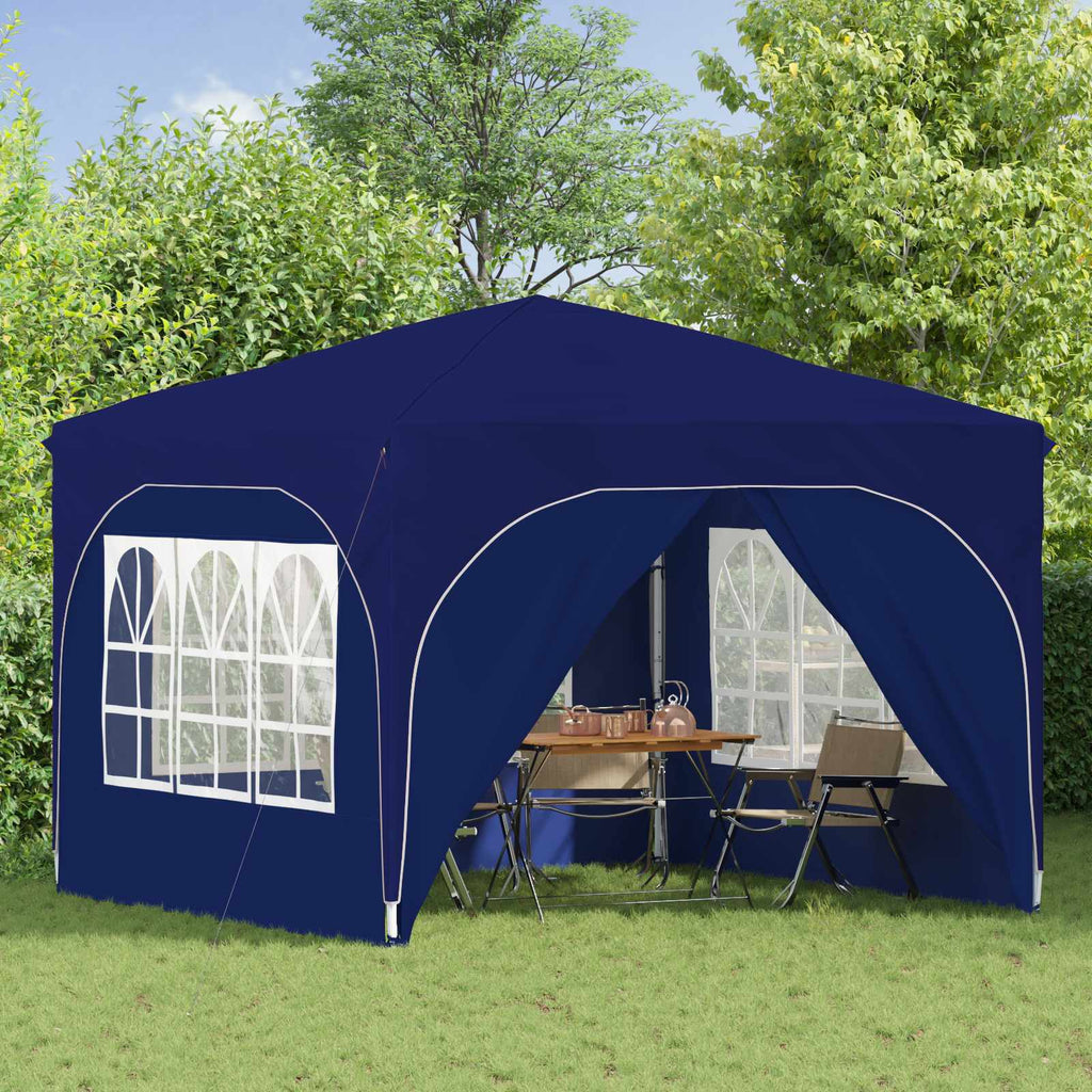 Tenda per feste a pop-up 290 x 290 x 245 cm Blu