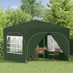 Tenda per feste a pop-up 290 x 290 x 245 cm Verde