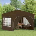 Tenda per feste a pop-up 290 x 290 x 245 cm Tortora