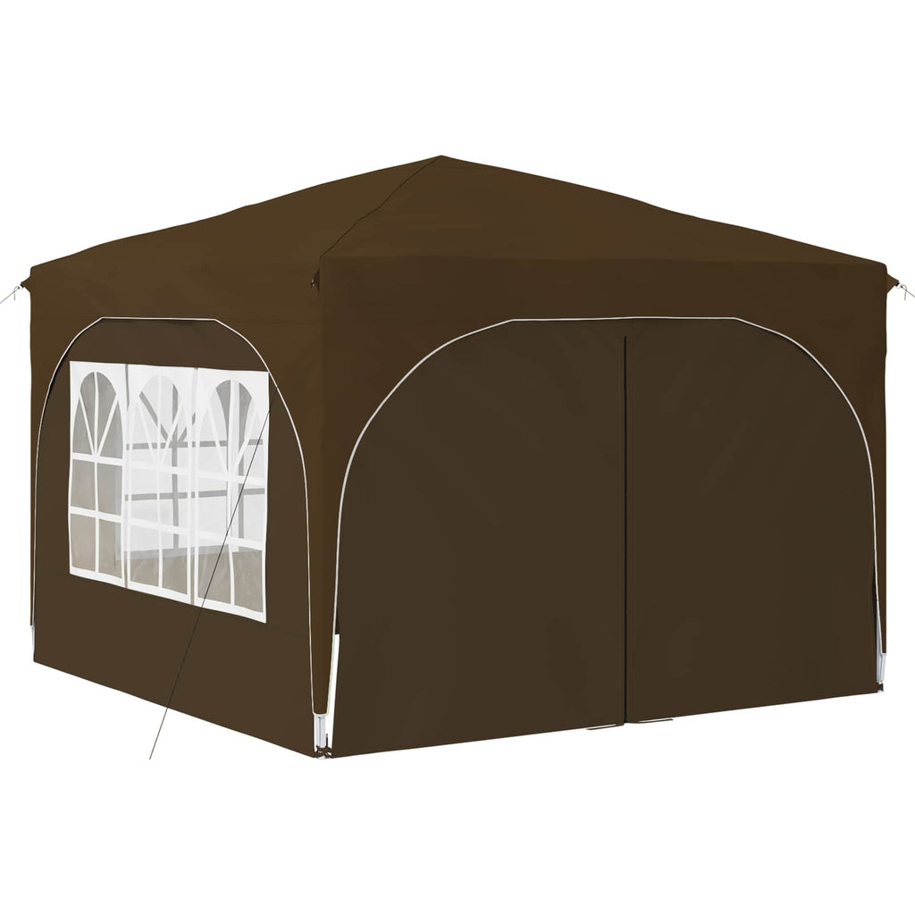 Tenda per feste a pop-up 290 x 290 x 245 cm Tortora