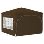 Tenda per feste a pop-up 290 x 290 x 245 cm Tortora