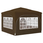 Tenda per feste a pop-up 290 x 290 x 245 cm Tortora