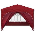 Tenda per feste a pop-up 290 x 290 x 245 cm Borgogna