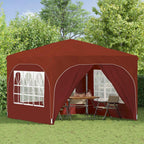 Tenda per feste a pop-up 290 x 290 x 245 cm Terracotta