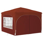 Tenda per feste a pop-up 290 x 290 x 245 cm Terracotta