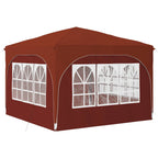 Tenda per feste a pop-up 290 x 290 x 245 cm Terracotta