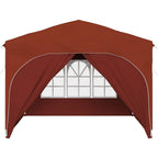 Tenda per feste a pop-up 290 x 290 x 245 cm Terracotta