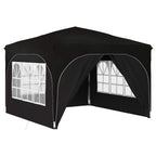 Tenda per feste a pop-up 290 x 290 x 245 cm Nero