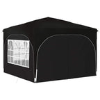 Tenda per feste a pop-up 290 x 290 x 245 cm Nero