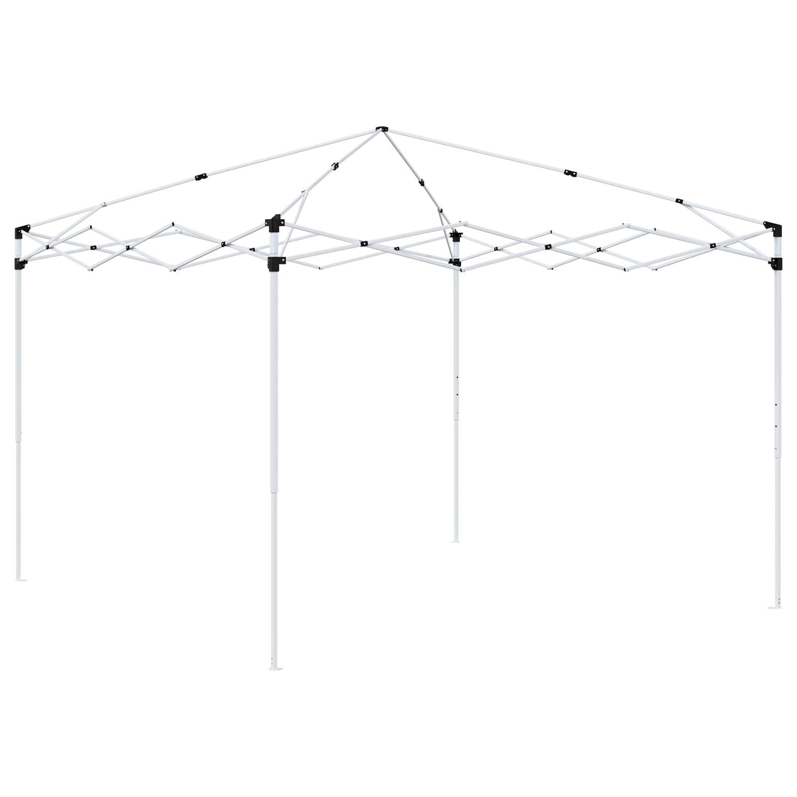 Tenda per feste a pop-up 290 x 290 x 245 cm Arancione