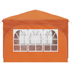 Tenda per feste a pop-up 290 x 290 x 245 cm Arancione