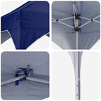 Tenda per feste a pop-up 575 x 288 x 245 cm Blu Tessuto Oxford