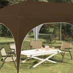 Tenda per feste a pop-up 575 x 288 x 245 cm Tortora