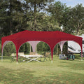 Tenda per feste a pop-up 575 x 288 x 245 cm Borgogna