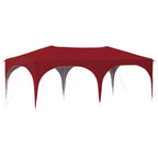 Tenda per feste a pop-up 575 x 288 x 245 cm Borgogna