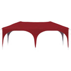Tenda per feste a pop-up 575 x 288 x 245 cm Borgogna