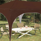 Tenda per feste a pop-up 575 x 288 x 245 cm Marrone