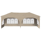 Tenda per feste a pop-up 575 x 288 x 245 cm Crema