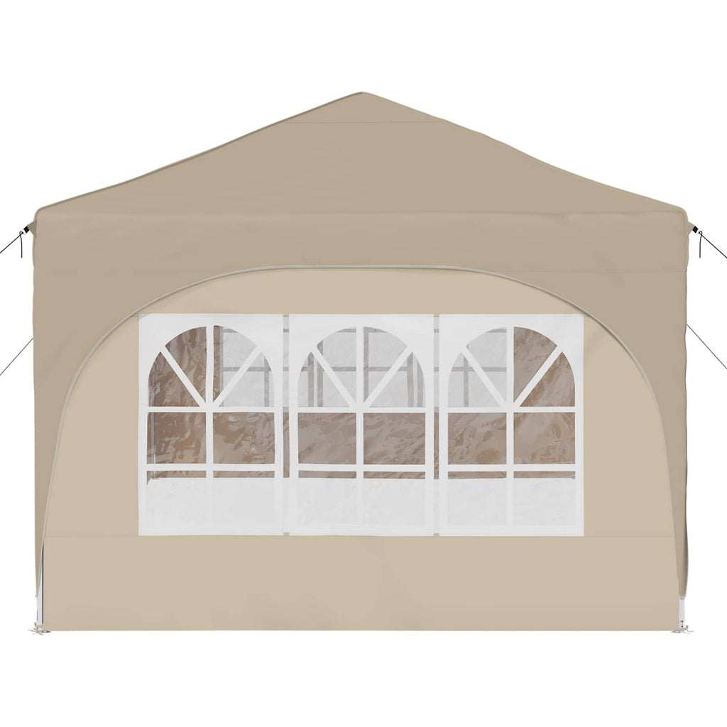 Tenda per feste a pop-up 575 x 288 x 245 cm Crema