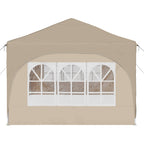 Tenda per feste a pop-up 575 x 288 x 245 cm Crema