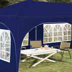Tenda per feste a pop-up 575 x 288 x 245 cm Blu Tessuto Oxford
