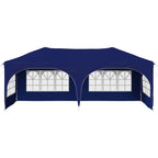 Tenda per feste a pop-up 575 x 288 x 245 cm Blu Tessuto Oxford
