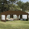 Tenda per feste a pop-up 575 x 288 x 245 cm Tortora