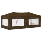 Tenda per feste a pop-up 575 x 288 x 245 cm Tortora