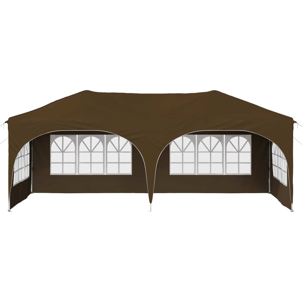 Tenda per feste a pop-up 575 x 288 x 245 cm Tortora
