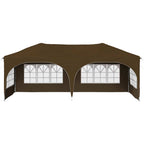 Tenda per feste a pop-up 575 x 288 x 245 cm Tortora