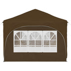 Tenda per feste a pop-up 575 x 288 x 245 cm Tortora