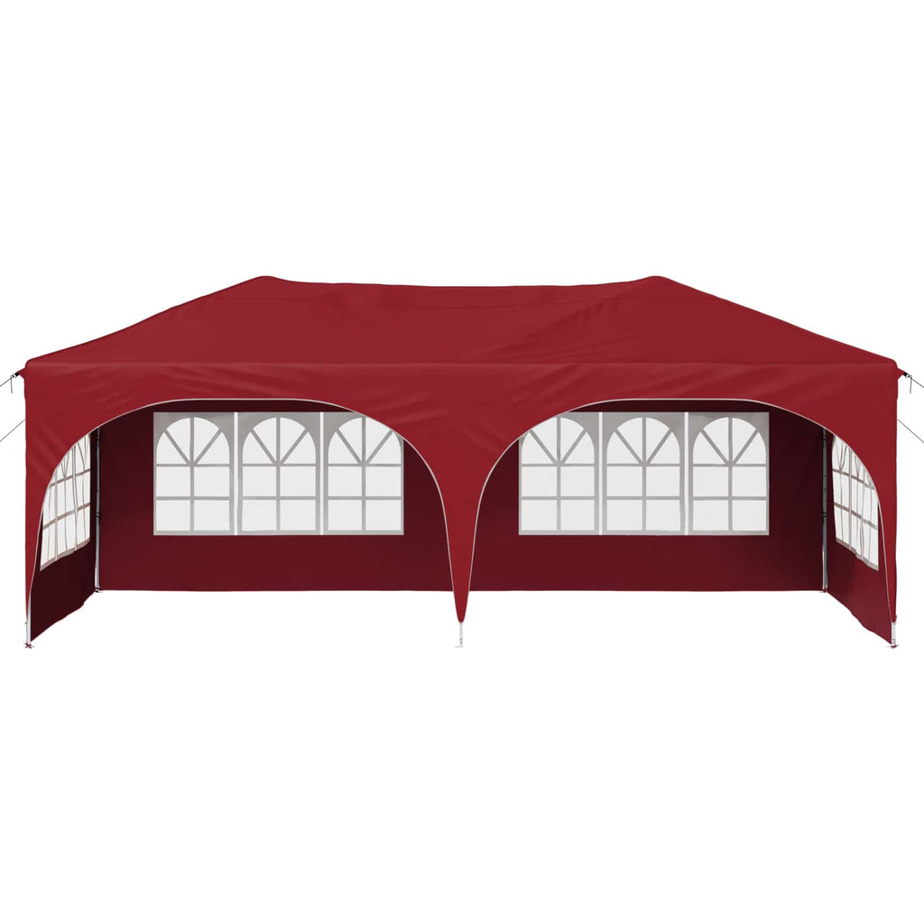 Tenda per feste a pop-up 575 x 288 x 245 cm Borgogna
