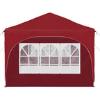 Tenda per feste a pop-up 575 x 288 x 245 cm Borgogna