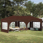 Tenda per feste a pop-up 575 x 288 x 245 cm Marrone