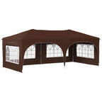 Tenda per feste a pop-up 575 x 288 x 245 cm Marrone