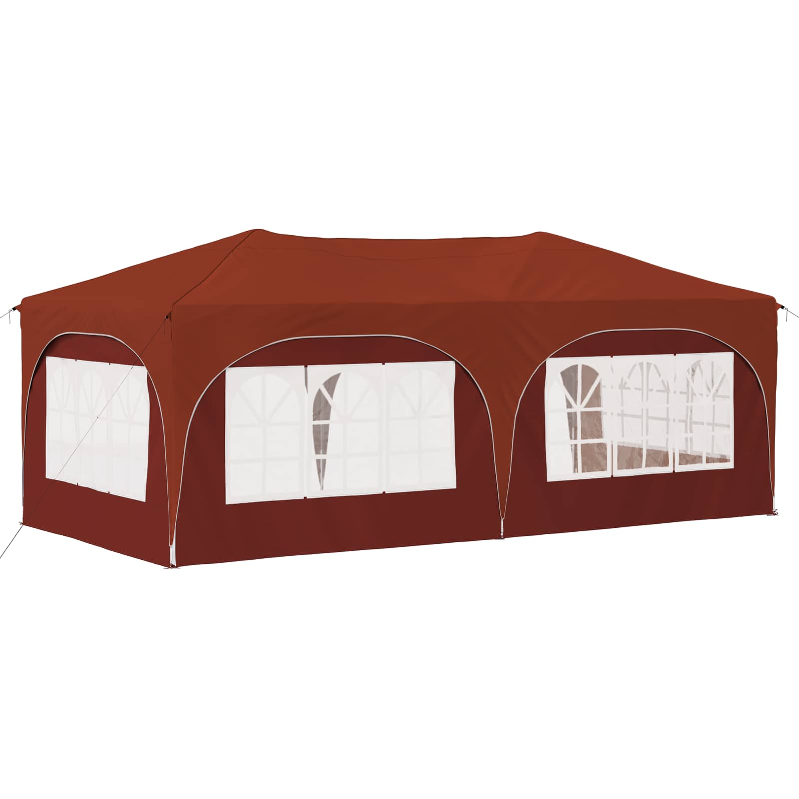 Tenda per feste a pop-up 575 x 288 x 245 cm Terracotta
