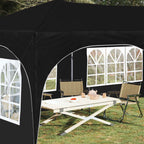 Tenda per feste a pop-up 575 x 288 x 245 cm Nero Tessuto Oxford