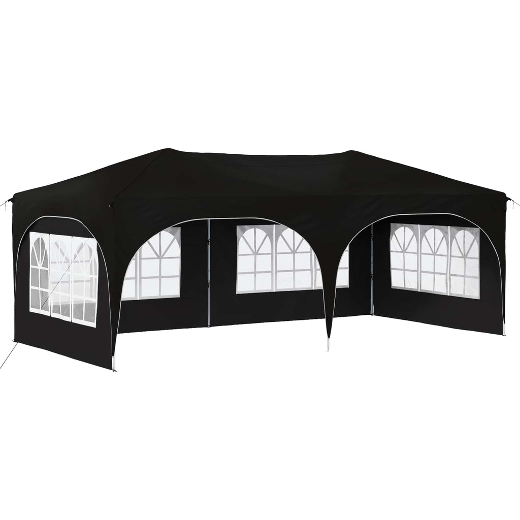 Tenda per feste a pop-up 575 x 288 x 245 cm Nero Tessuto Oxford