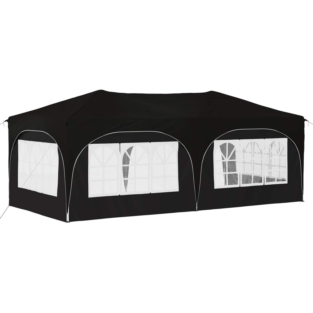 Tenda per feste a pop-up 575 x 288 x 245 cm Nero Tessuto Oxford