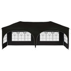 Tenda per feste a pop-up 575 x 288 x 245 cm Nero Tessuto Oxford