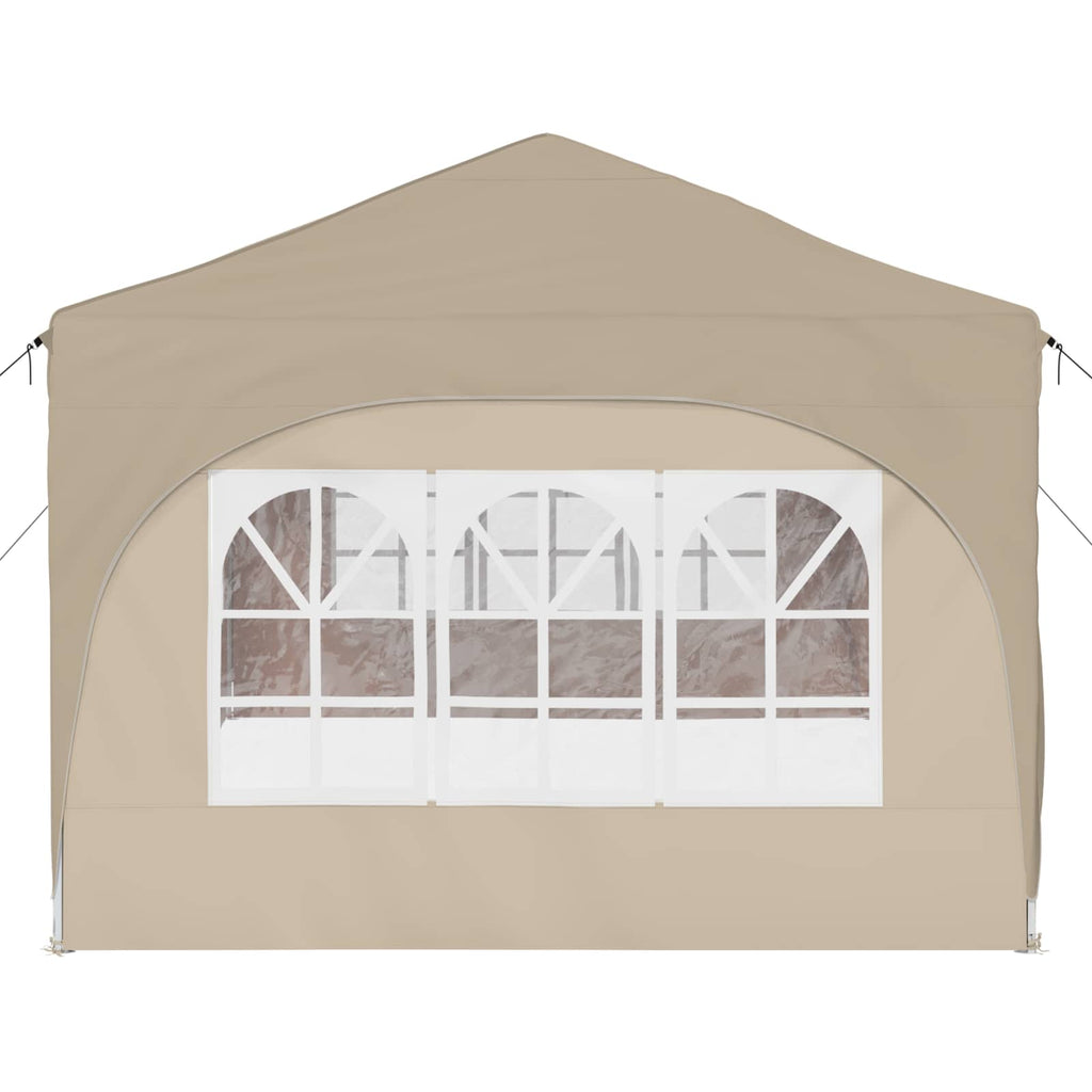 Tenda per feste a pop-up 575 x 288 x 245 cm Crema