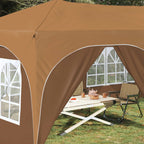 Tenda per feste a pop-up 575 x 288 x 245 cm Beige