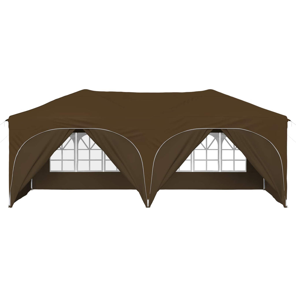 Tenda per feste a pop-up 575 x 288 x 245 cm Tortora