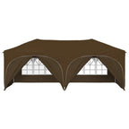 Tenda per feste a pop-up 575 x 288 x 245 cm Tortora